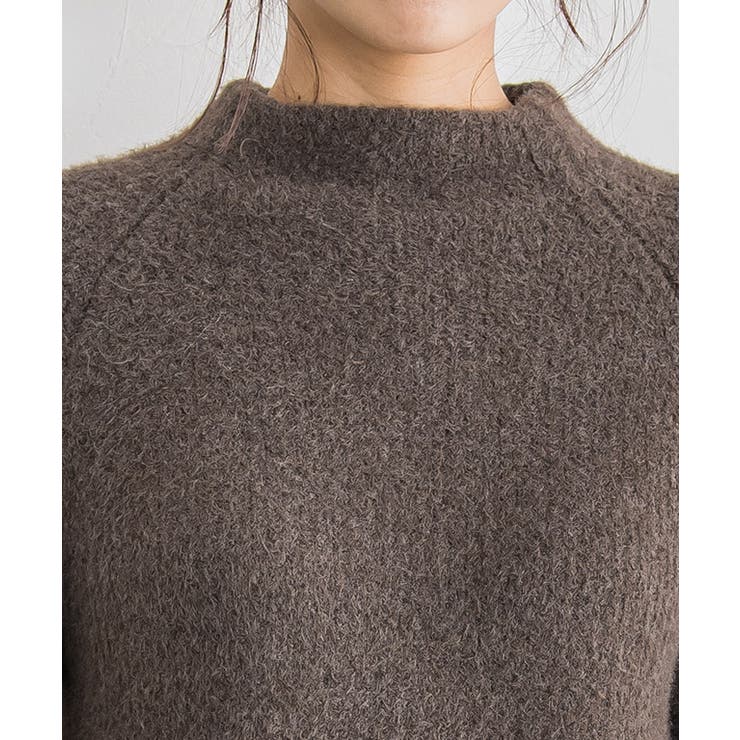 ふんわりシャギーボトルネックフレアニット ニット セーター | Pierrot | 詳細画像3 