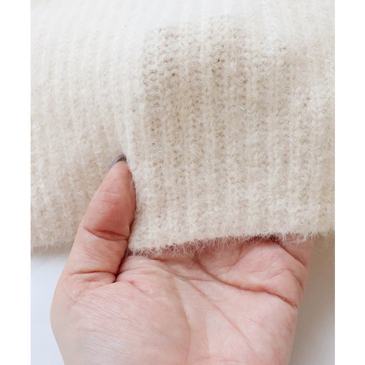 ふんわりシャギーボトルネックフレアニット ニット セーター | Pierrot | 詳細画像8 