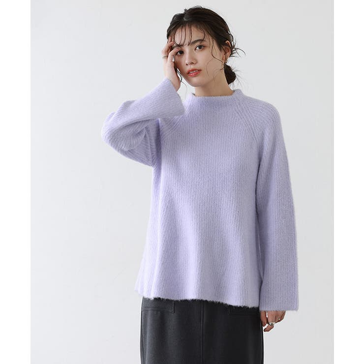 ふんわりシャギーボトルネックフレアニット ニット セーター | Pierrot | 詳細画像13 