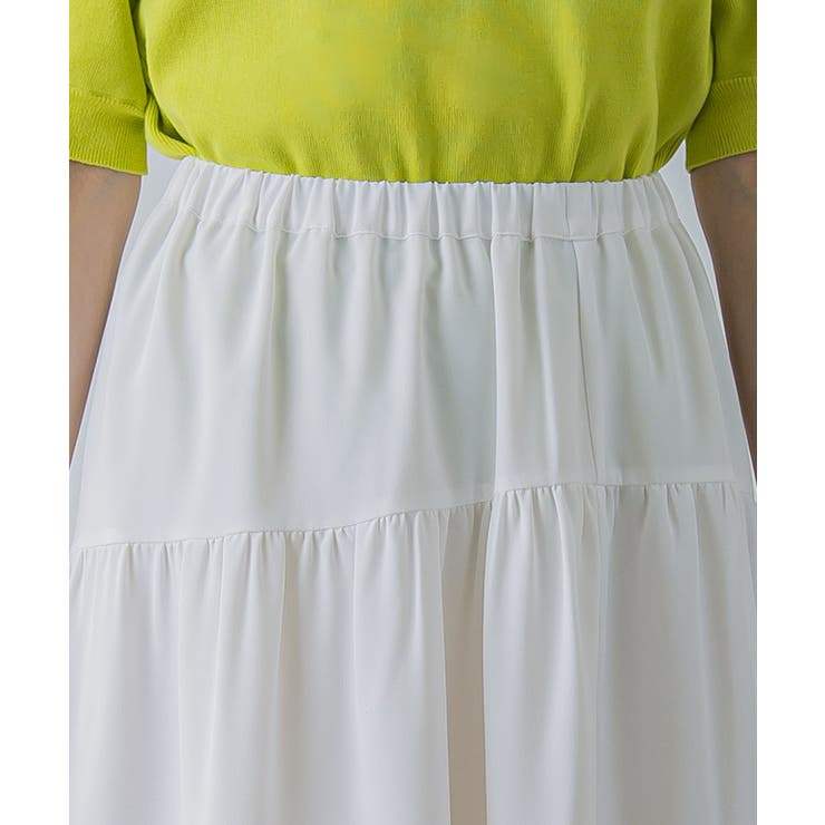 アシンメトリーティアードスカート スカート トレンド | Pierrot | 詳細画像4 