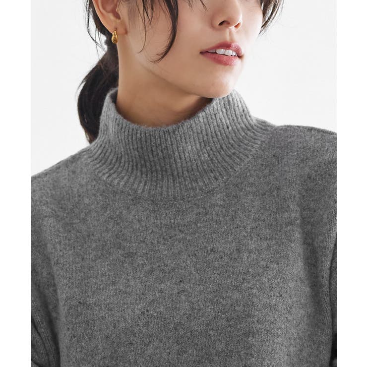 ウールライクハイネックニット ニット ハイネック | Pierrot | 詳細画像4 