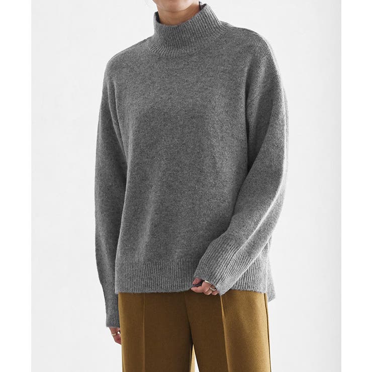 ウールライクハイネックニット ニット ハイネック | Pierrot | 詳細画像7 