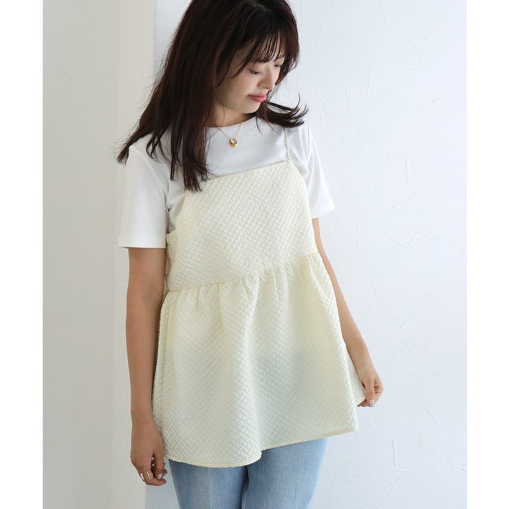 borders at balcony ペプラム　キャミ　ブラウス　Tシャツ　36 borders at balcony ペプラム キャミ ブラウス Tシャツ 36