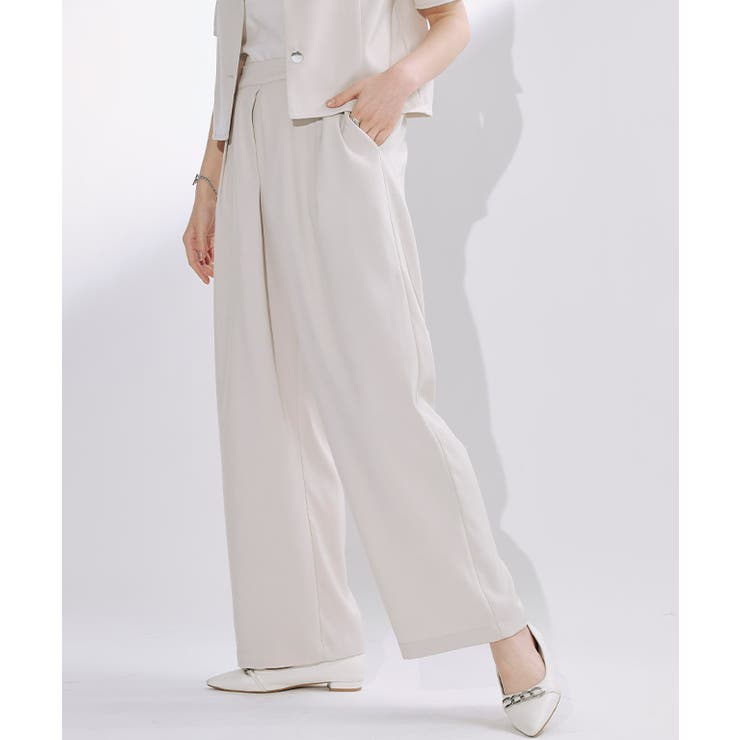 [ECLAM] タックストレートパンツ パンツ | Pierrot | 詳細画像23 