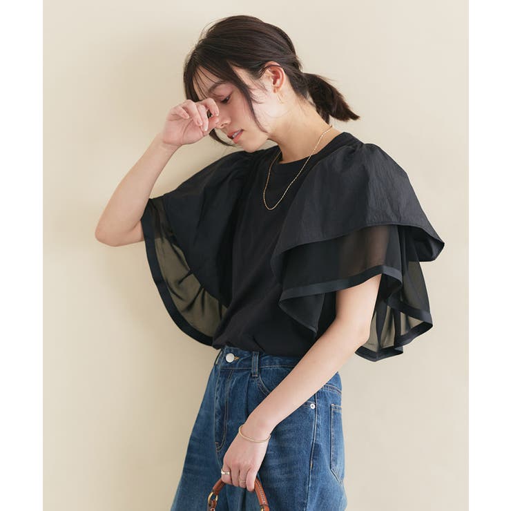 ♦ルック掲載✿ComCom✿新品タグ✤ベロア❇ベルベット❇裾フリル❇パンツ❇赤 ks2107-022701_2_7.jpg