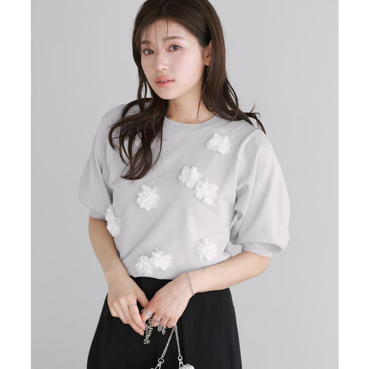 フラワーモチーフニット ニット フラワーモチーフ | Pierrot | 詳細画像18 