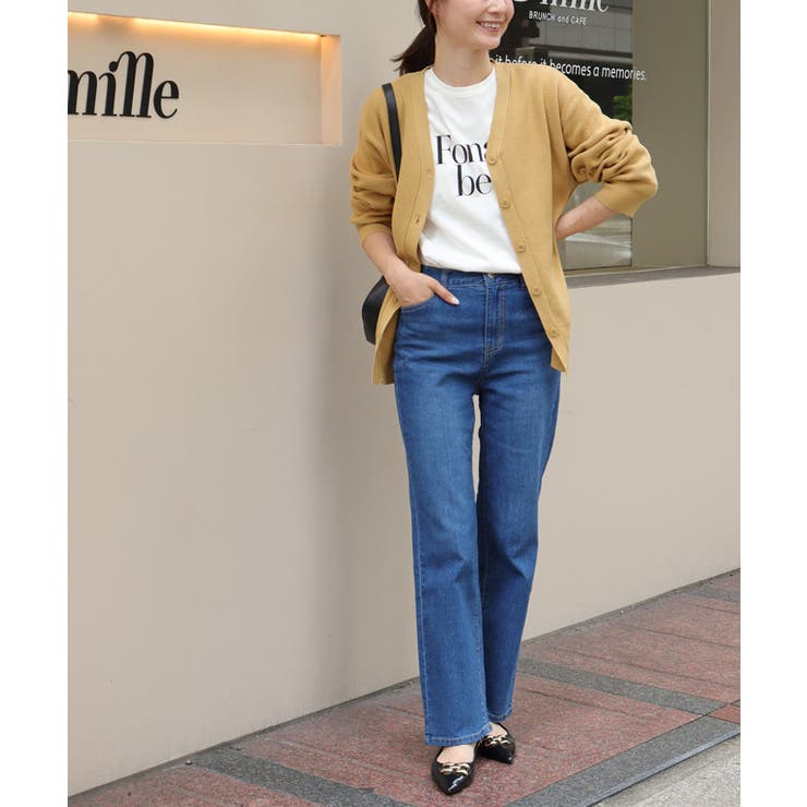 【コットンブレンド】ベーシックリブニットカーディガン カーディガン リブニット | Pierrot | 詳細画像27 