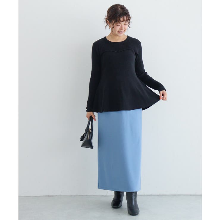 ビスチェ風ペプラムニット ニット ペプラム | Pierrot | 詳細画像26 