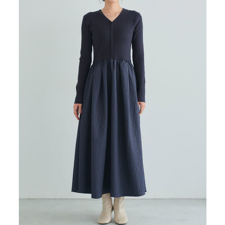 2wayジャカードドッキングワンピース ワンピース 2way | Pierrot | 詳細画像6 