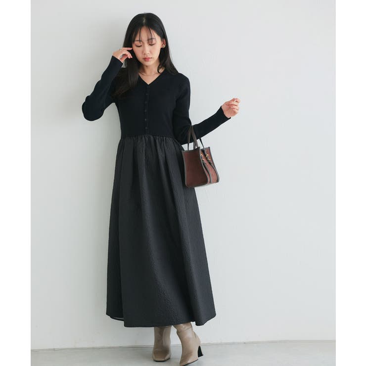 2wayジャカードドッキングワンピース ワンピース 2way | Pierrot | 詳細画像17 