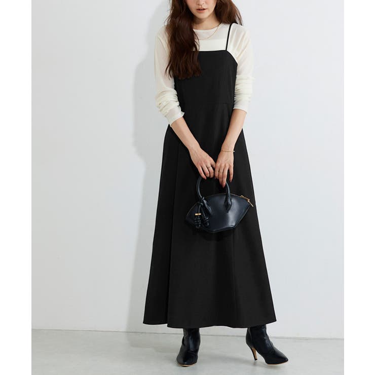 ブラック | フレアキャミワンピース ワンピース キャミワンピ | Pierrot