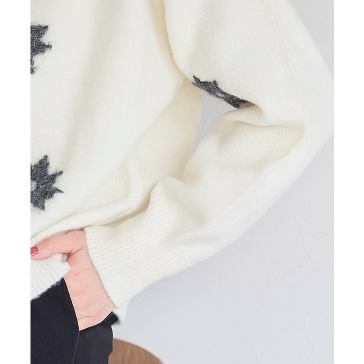 フラワー刺繍ニット ニット 刺繍 | Pierrot | 詳細画像5 