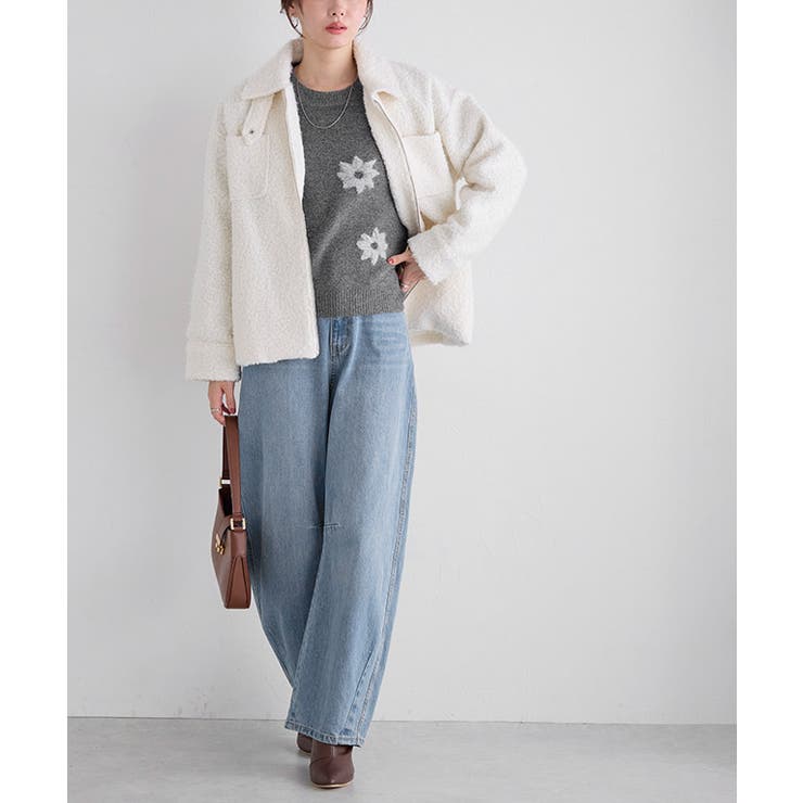 フラワー刺繍ニット ニット 刺繍 | Pierrot | 詳細画像18 