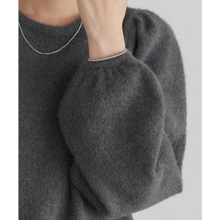 ふんわりシャギーパフスリーブニット ニット パフスリーブ | Pierrot | 詳細画像6 