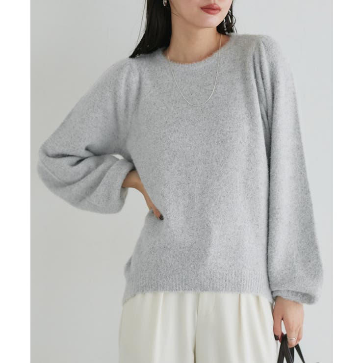 ふんわりシャギーパフスリーブニット ニット パフスリーブ | Pierrot | 詳細画像27 