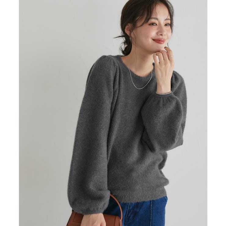 ふんわりシャギーパフスリーブニット ニット パフスリーブ | Pierrot | 詳細画像15 