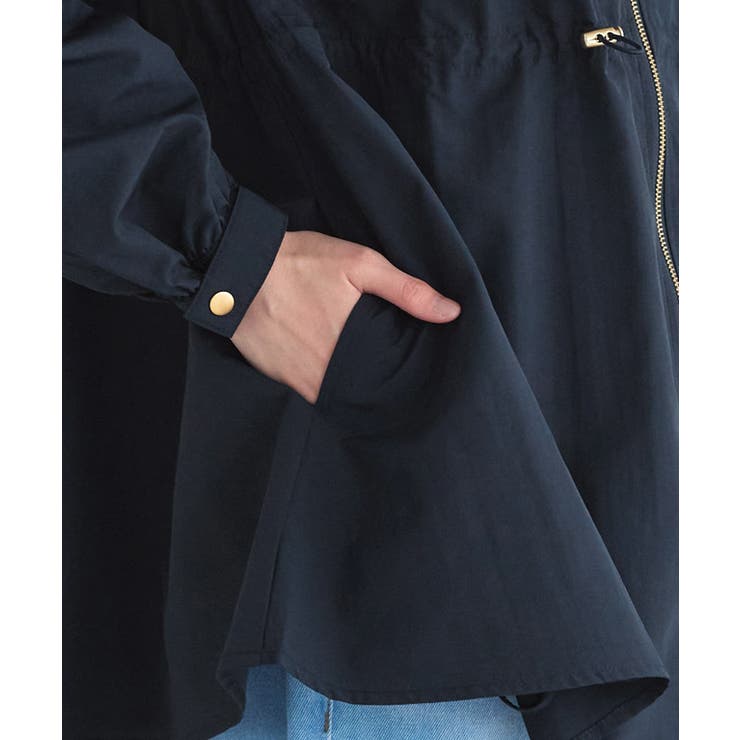 【撥水 UV】ドロストフードブルゾン デイリー | Pierrot | 詳細画像7 