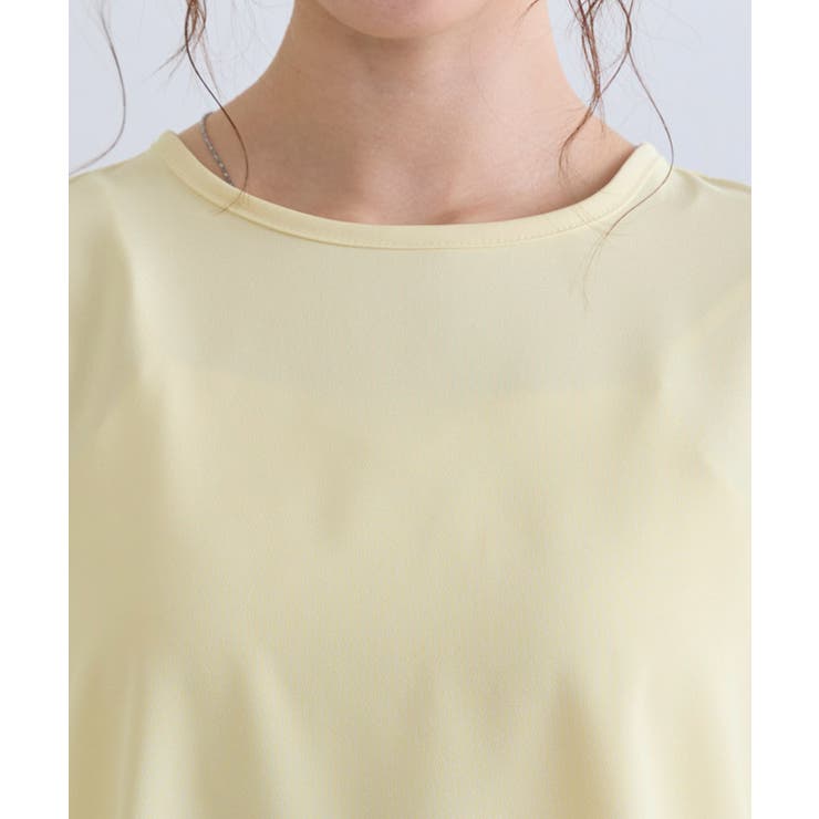 【イージーケア】ジョーゼットドルマンTブラウス 凹凸 シワ | Pierrot | 詳細画像7 