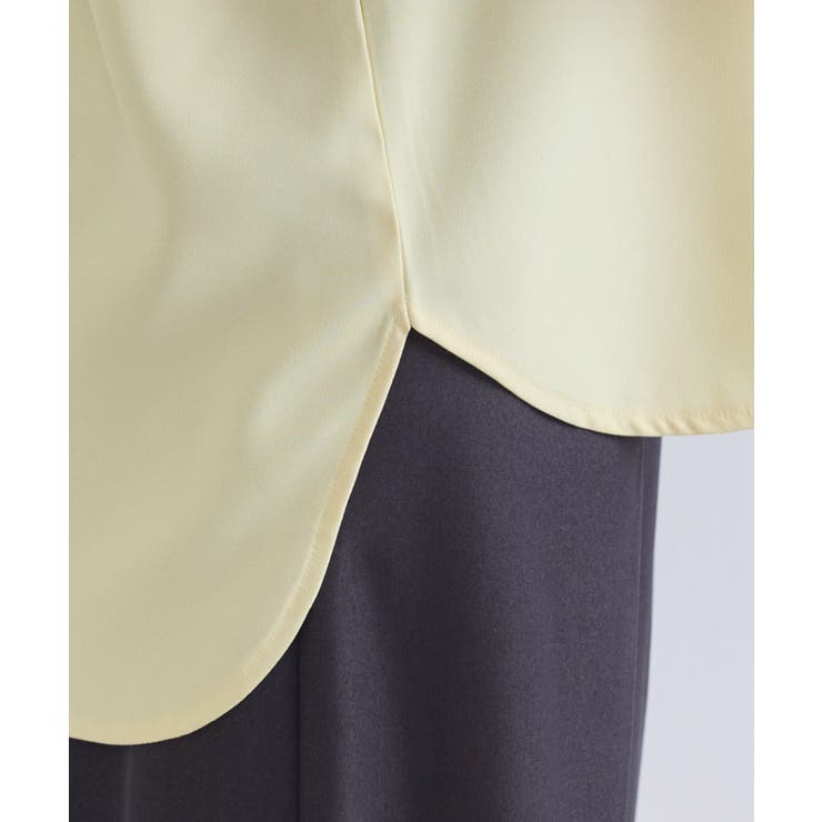 【イージーケア】ジョーゼットドルマンTブラウス 凹凸 シワ | Pierrot | 詳細画像8 