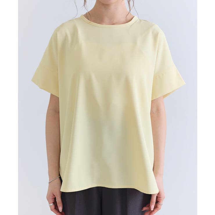 【イージーケア】ジョーゼットドルマンTブラウス 凹凸 シワ | Pierrot | 詳細画像10 