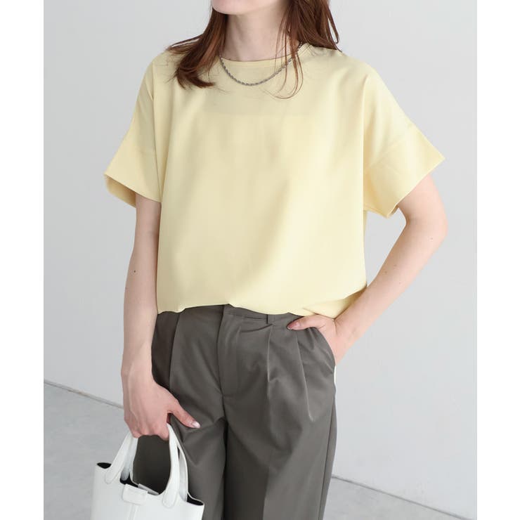 【イージーケア】ジョーゼットドルマンTブラウス 凹凸 シワ | Pierrot | 詳細画像31 