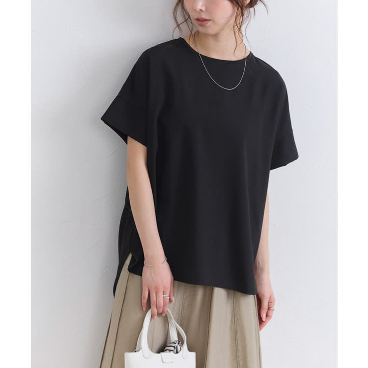 【イージーケア】ジョーゼットドルマンTブラウス 凹凸 シワ | Pierrot | 詳細画像32 