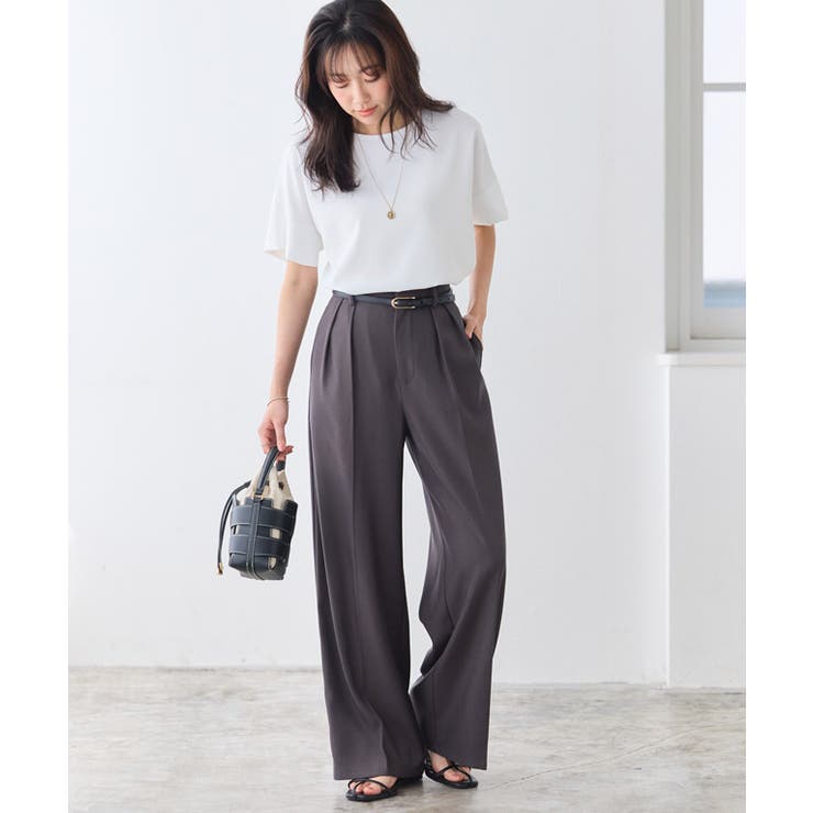 【イージーケア】ジョーゼットドルマンTブラウス 凹凸 シワ | Pierrot | 詳細画像22 