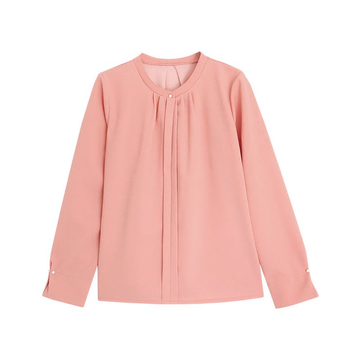 オレンジピンク | 2wayネックデザインTブラウス ブラウス 2way | Pierrot