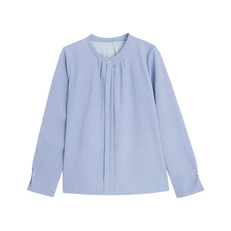 ブルー | 2wayネックデザインTブラウス ブラウス 2way | Pierrot