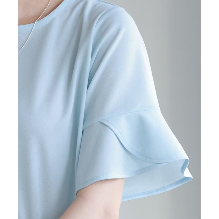 チューリップスリーブTブラウス UVカット 接触冷感 | Pierrot | 詳細画像7 