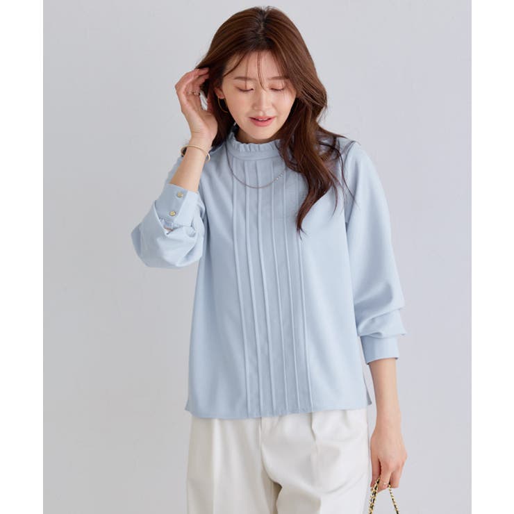 フリルネックタックTブラウス ブラウス タック | Pierrot | 詳細画像31 