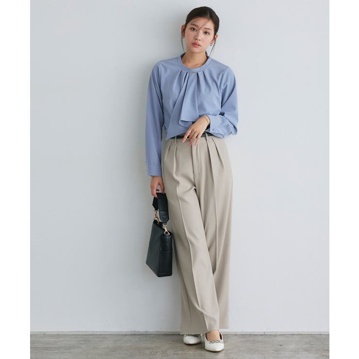 メタルバータイデザインTブラウス Tブラウス カットジョーゼット | Pierrot | 詳細画像30 