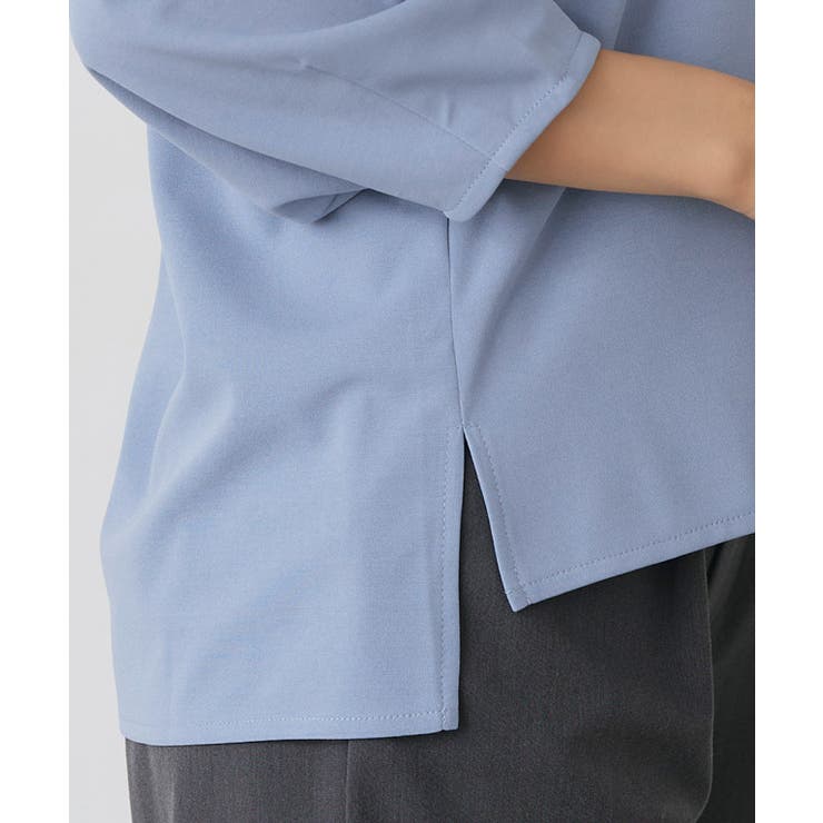 ランタンスリーブキーネックTブラウス Tブラウス カットジョーゼット | Pierrot | 詳細画像8 