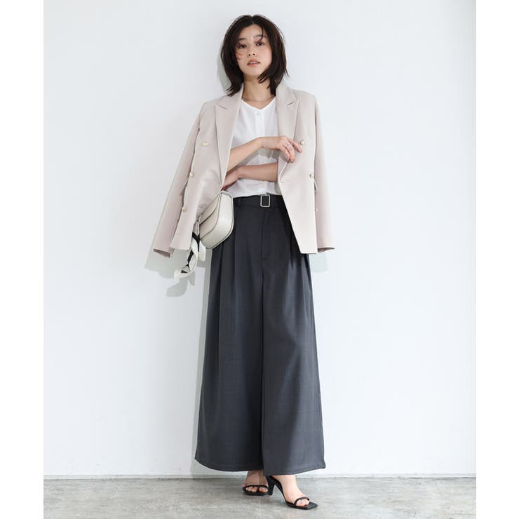 2wayパールボタンキャンディースリーブTブラウス Tブラウス カットジョーゼッ… | Pierrot | 詳細画像28 