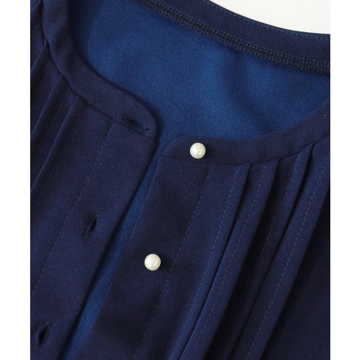 ピンタックパールフレアTブラウス ブラウス 伸縮性 | Pierrot | 詳細画像13 