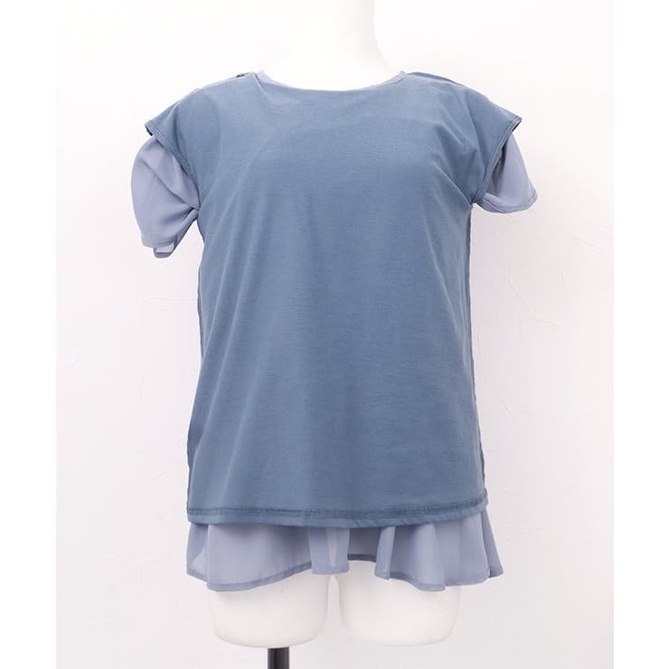 【機能インナー付き】ウエストシャーリングシフォンブラウス シフォンブラウス コー… | Pierrot | 詳細画像14 