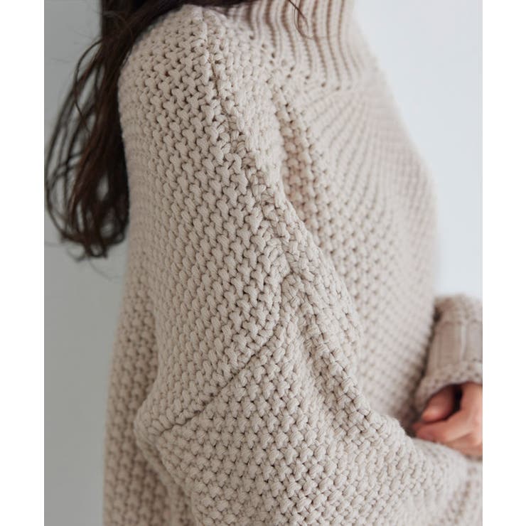 ローゲージハイネックニット ニット ローゲージ ハイネック トップス | Pierrot | 詳細画像5 