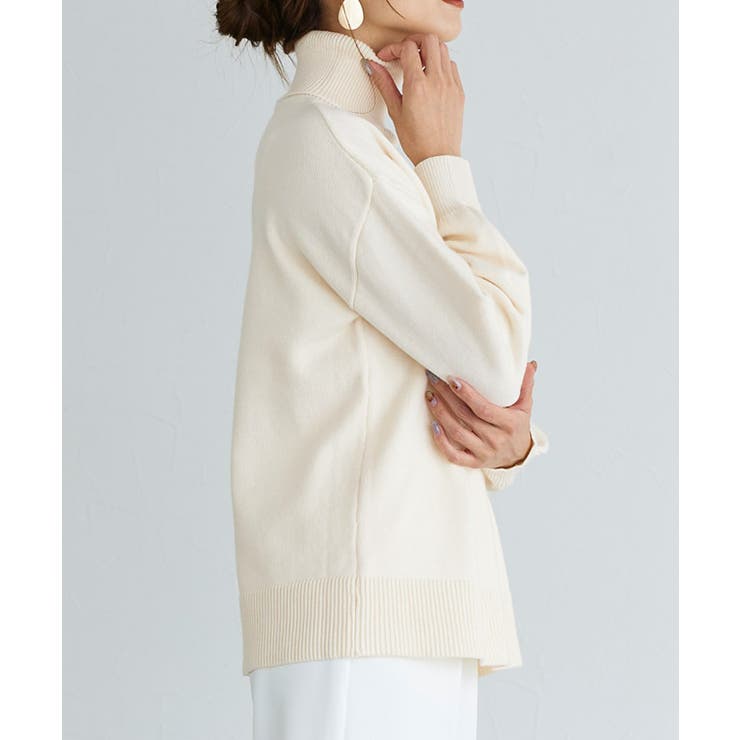 ボリュームスリーブタートルネックニット ニット セーター | Pierrot | 詳細画像7 