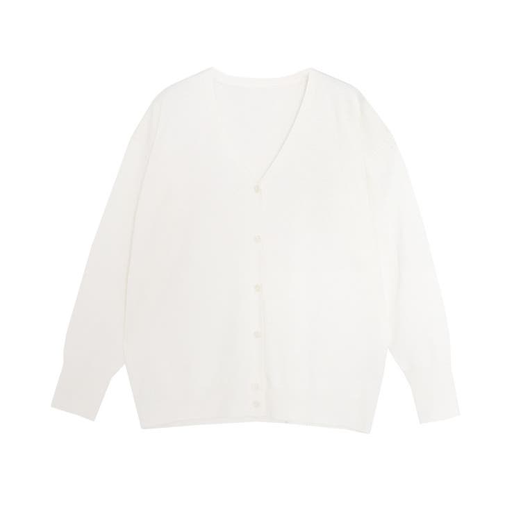 オフホワイト | 多機能ニットカーディガン カーディガン ニット | Pierrot
