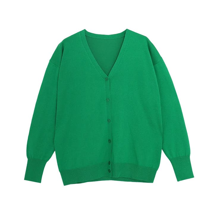 グリーン | 多機能ニットカーディガン カーディガン ニット | Pierrot