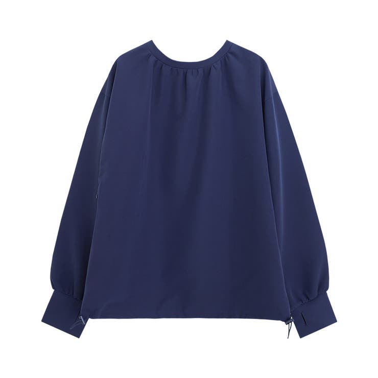 ネイビー | 【ラッシュガード】ギャザートップス ラッシュガード 水着 | Pierrot