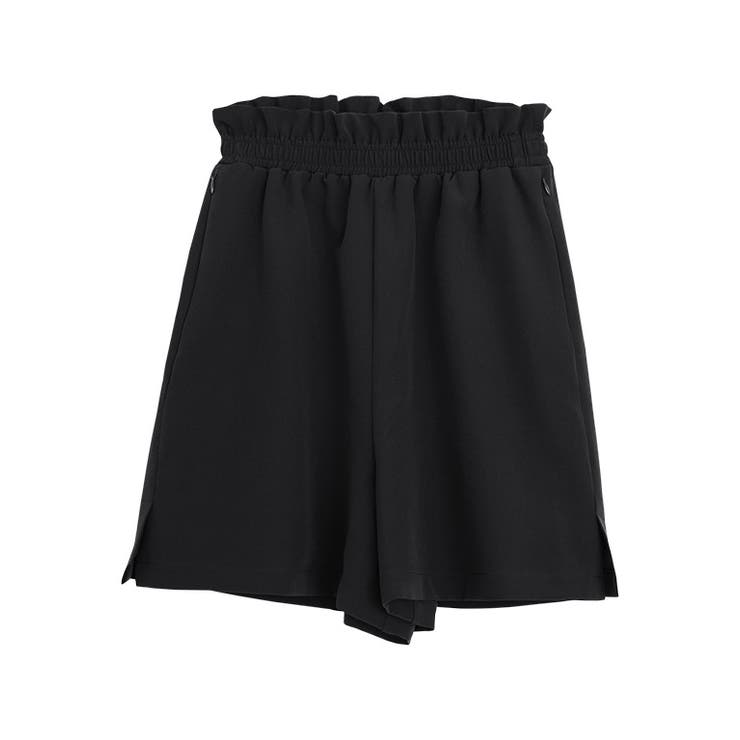 ブラック | 【ラッシュガード】フレアショートパンツ ラッシュガード 水着 | Pierrot