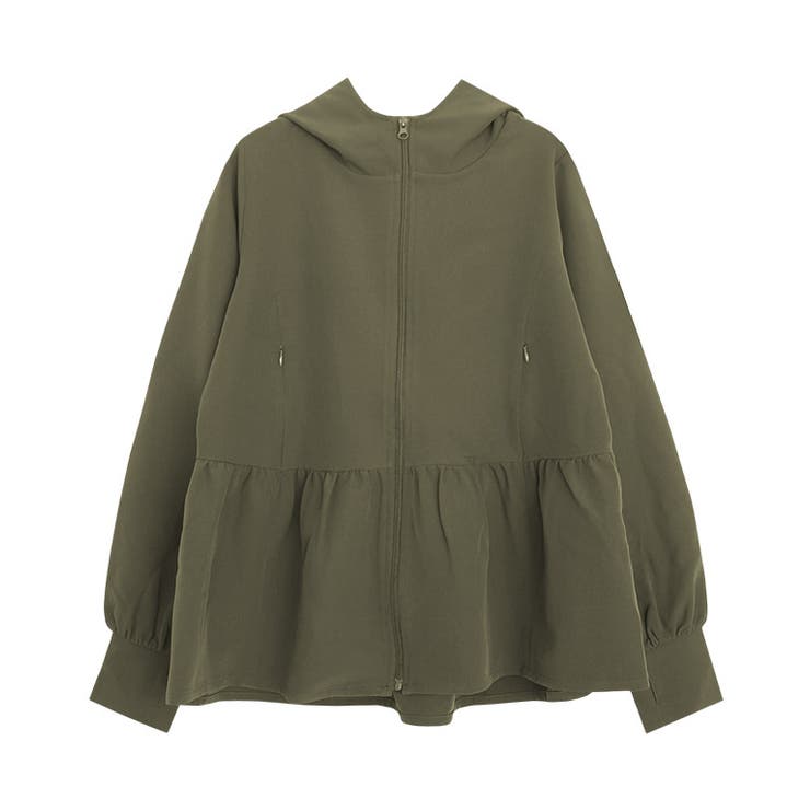 カーキ | 【ラッシュガード】フレアフーディ パーカー ラッシュガード | Pierrot