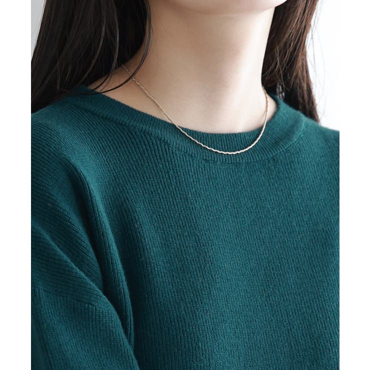 [吸湿発熱] 選べるネックサイドスリットニット ニット | Pierrot | 詳細画像7 