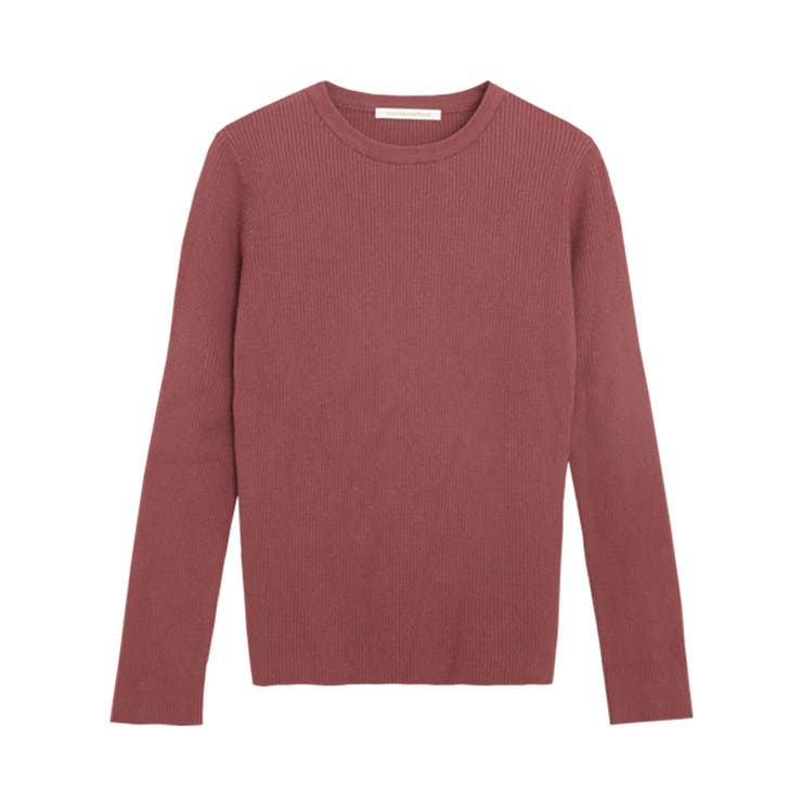 A/モカピンク | 選べるデザイン袖ボタンリブニット ニット パール | Pierrot