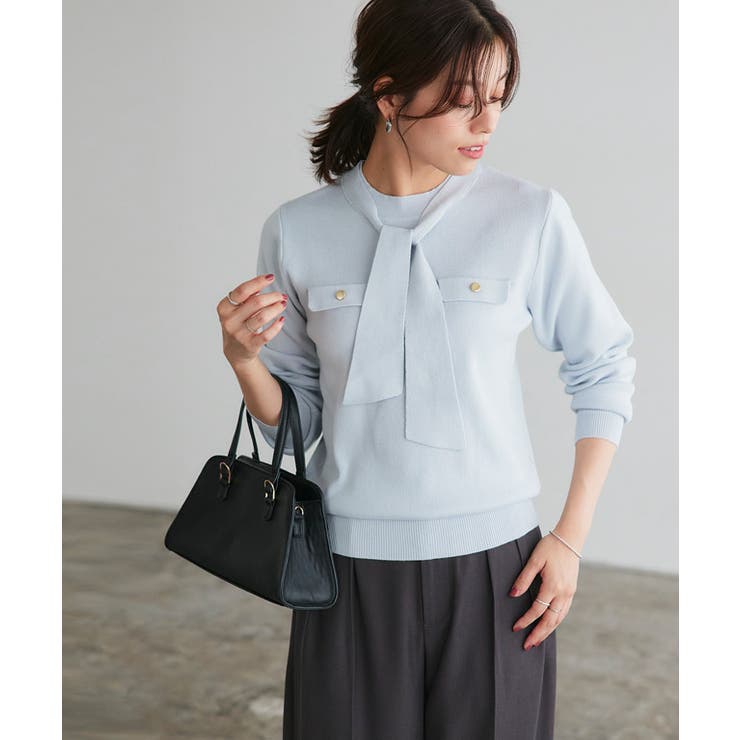 ボウタイポケットニット ニット ボウタイ | Pierrot | 詳細画像29 