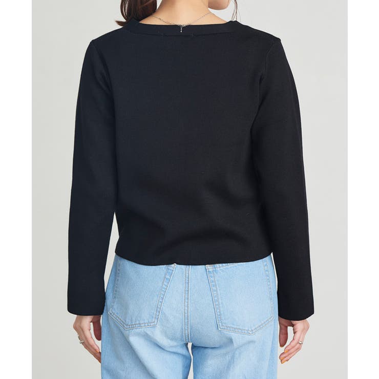 ショート丈ニットカーディガン カーディガン ショート丈 | Pierrot | 詳細画像8 