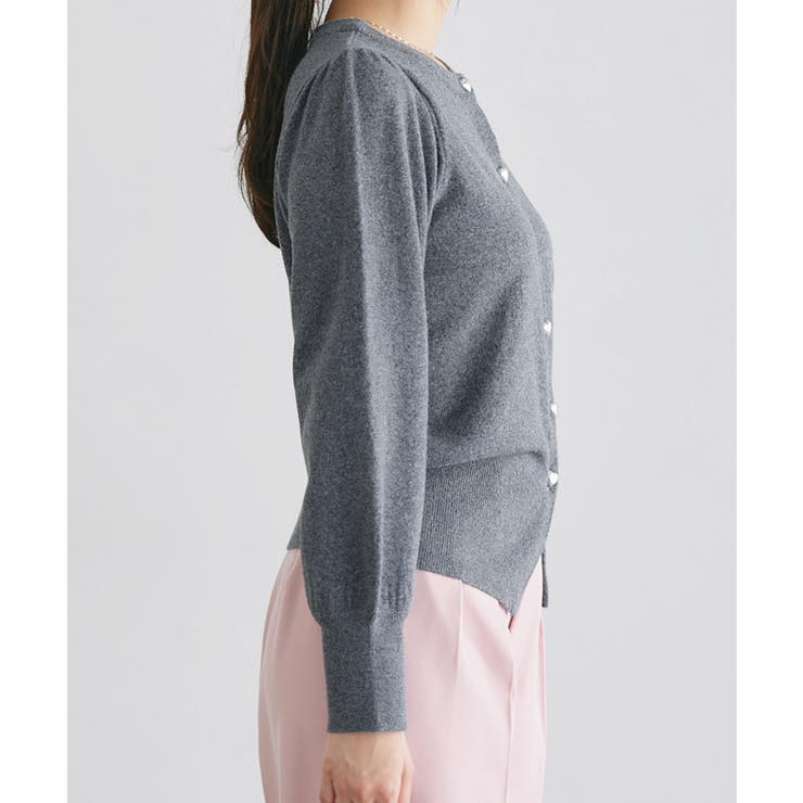 ハートボタンニットカーディガン カーディガン ニット | Pierrot | 詳細画像8 