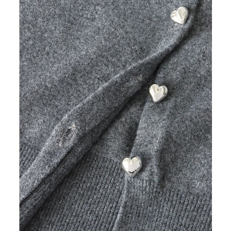 ハートボタンニットカーディガン カーディガン ニット | Pierrot | 詳細画像10 