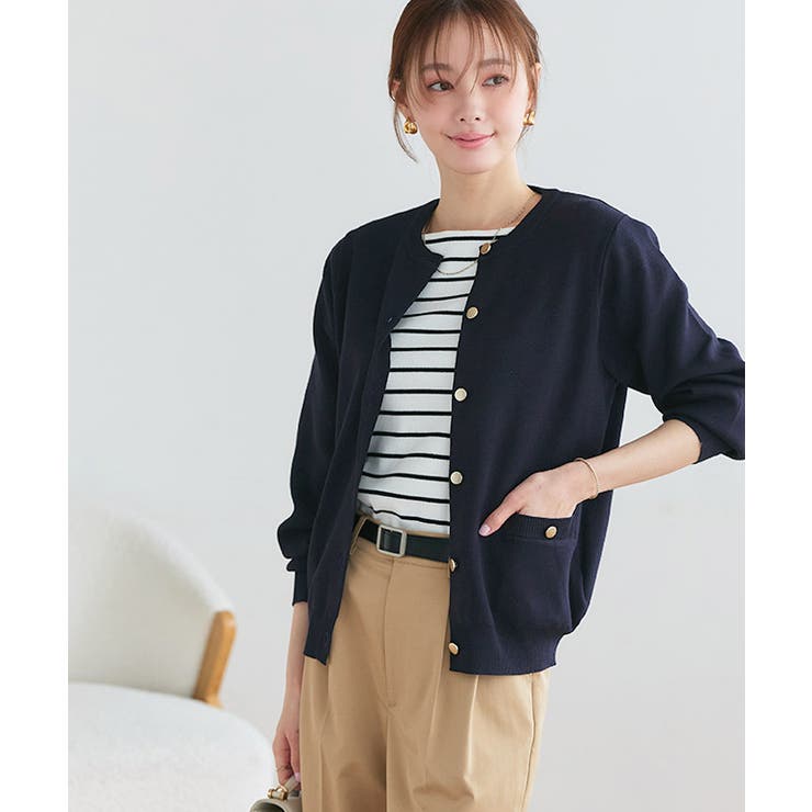 選べるボタン多機能ポケットニットカーディガン カーディガン ニット | Pierrot | 詳細画像19 